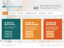 Tablet Screenshot of financiereconseil.net
